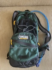 Camelbak M.U.L.E Hydration Hiking Biking Backpack Gray/Black/Green w/Bladder