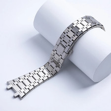 26mm Stainless Steel Watch Band Compatible AP Royal Oak 15400 26331