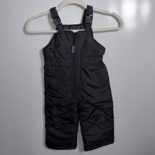 London Fog Snow Bibs Overalls Toddler Kids 24 Months Black