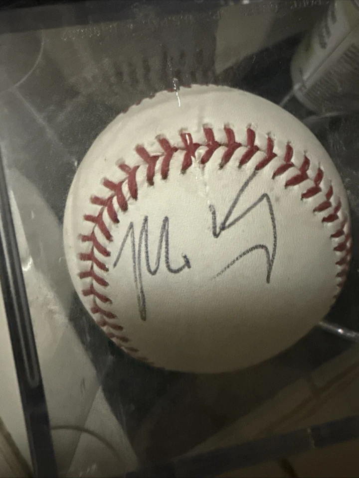 马特·坎普签名比赛二手美国职棒大联盟棒球 — 第 3/4 张图片