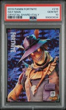 Panini Fortnite Hay Man #218 Series 1 Crystal Shard PSA 10 Italy 2019