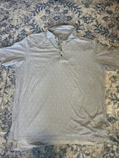 Johnnie-O Polo Shirt Mens XL Linxter Pattern Stretch Golf Performance Casual