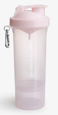 Smartshake SLIM 500ml/17oz Shaker Botle w/ Dry Container Cotton Pink NEW