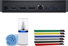 Dell D6000S 130W Docking Station 1-Pack with LCD Cleaning Kit  6-Cable Ties