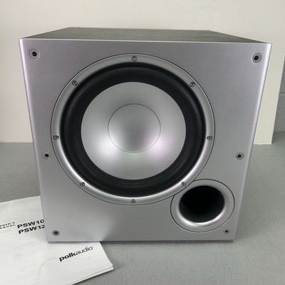 Polk Audio PSW10 Powered Subwoofer 110-120v - 100 Watt w Manual Tested NO GRILL