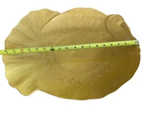 Large Gold Vietri Turkey Serving Platter NWT Made Italy Perfect for Holidays