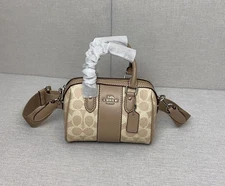 C.oach CW331 Mini Rowan Crossbody In Signature Canvas Bag