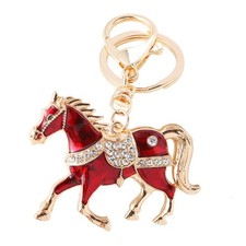 2026 New Horse Keychain Pony Handbag Pendant Car Key New Year Souvenir Gift 
