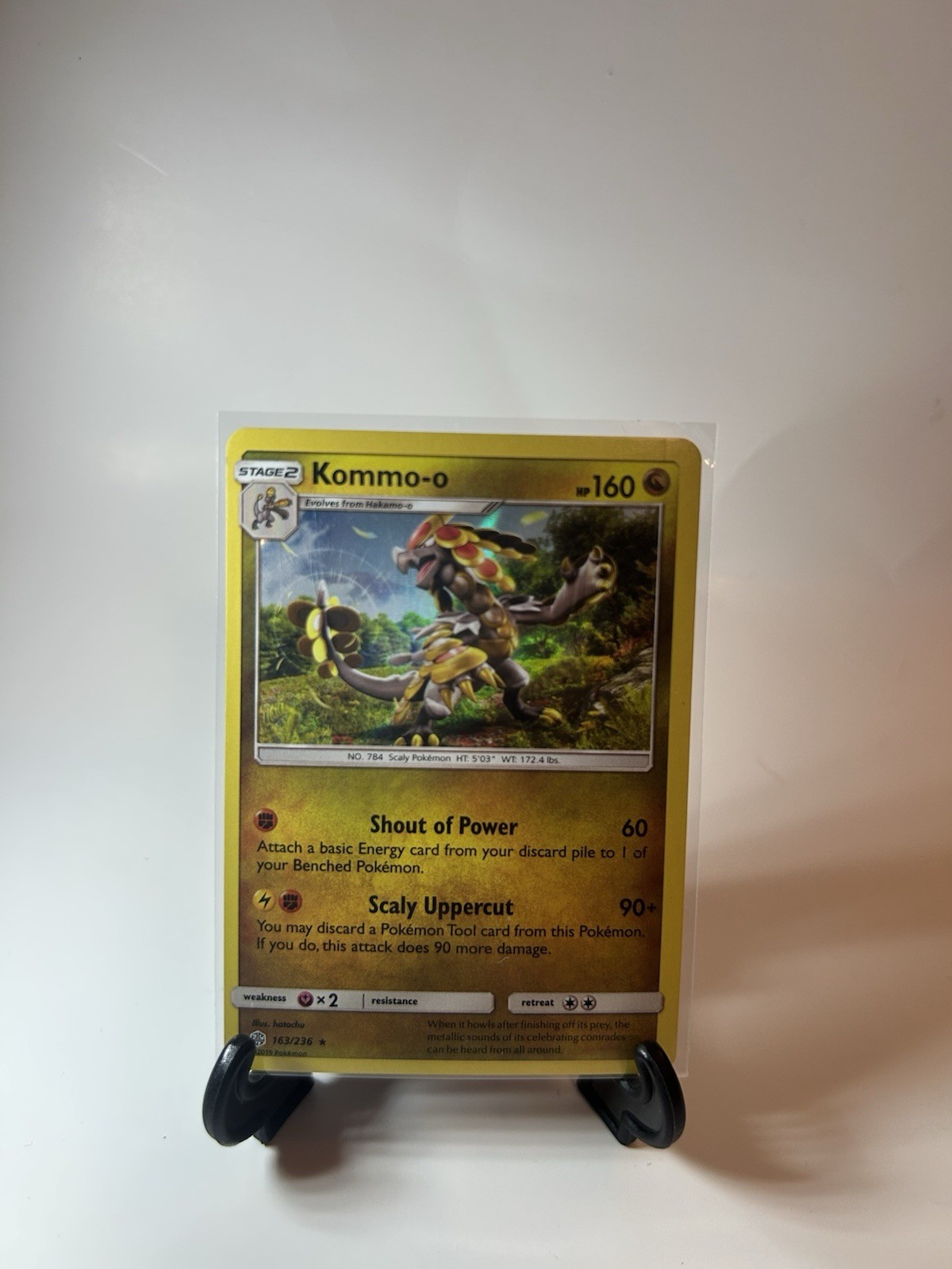 Kommo-o 163/236 Sm-Cosmic Eclipse Holo