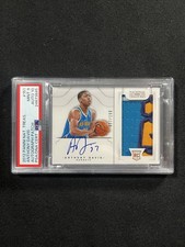 2012-13 Anthony Davis National Treasures /199 RC Rookie RPA PSA 9 Auto 10 POP 1