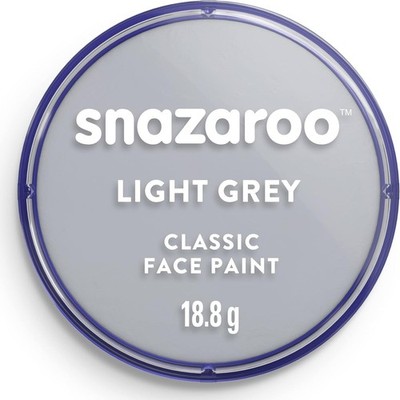 Snazaroo Classic Face & Body Paint 18.8g Pot Light Grey