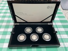 RARE ROYAL MINT 2019 50 YEARS OF 50p SILVER PROOF (1.41 oz) CULTURE SET BOX +COA