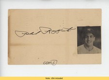 JSA Certified Authenticated Auto Postcards Phil Rizzuto COA Auto HOF READ e8i