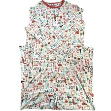 Jammies For Your Families Men  s Christmas Pajama Set XL Soft Fuzzy Holly Jolly