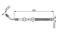 Bosch 1 987 476 372 Bremsleitung FüR CitroËN, Peugeot