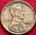 1926-S Lincoln Wheat Cent Fine Key Date - Woody Toned - San Francisco JC1341