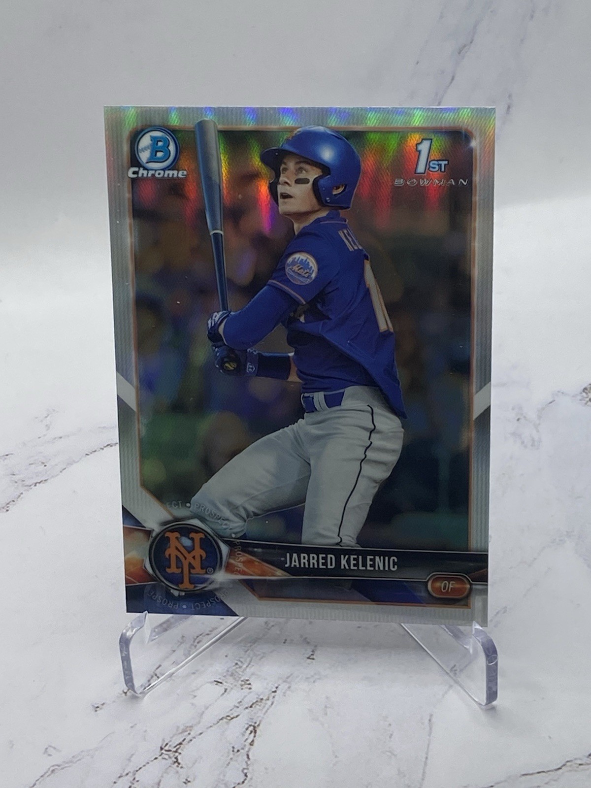 2018 Bowman Chrome Draft Jarred Kelenic Refractor #BDC-6 Baseball Card 1st