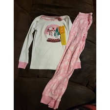 Gymboree gymmies pajamas winter Christmas snowman snow globe size 8 nwt