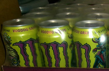 MONSTER ENERGY JUICE VOODOO GRAPE FLAVOR DRINK 16 FL OZ 473mL 6 CANS