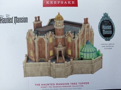 Hallmark Keepsake Disney Haunted Mansion Tree Topper w/remote & sound 2024 MIB