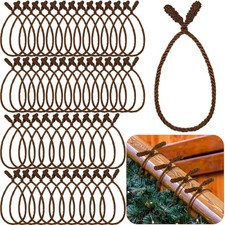 50 Pcs 20 Inches Christmas Garland Ties Christmas Decorative Twist Ties for B...