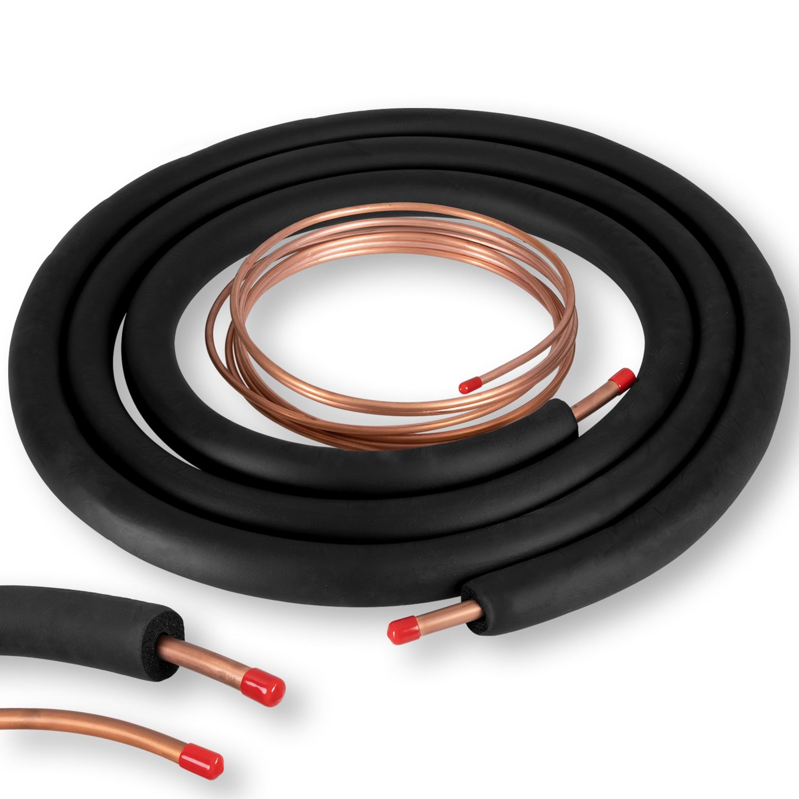 Iron Forge Tools HVAC Line Set Insulation, 3/4" & 3/8" - 15 Ft Copper