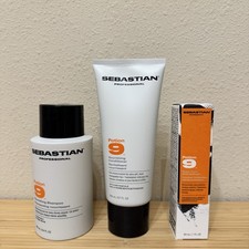 Sebastian Potion 9 Nourishing Shampoo, Conditioner and Super Luxe Styling Drops