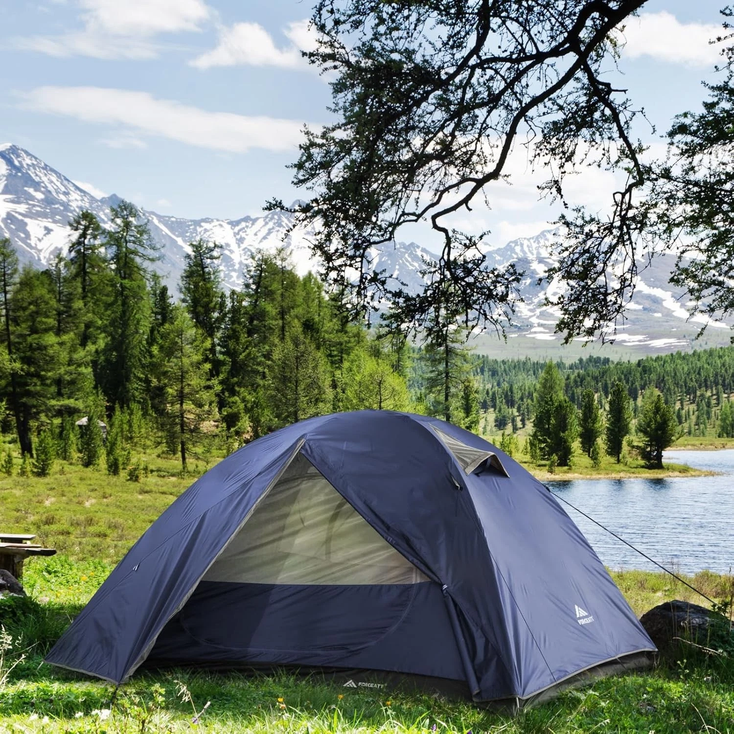 Camping Tent 3 Person Professional Waterproof & Windproof Lightweight Tent