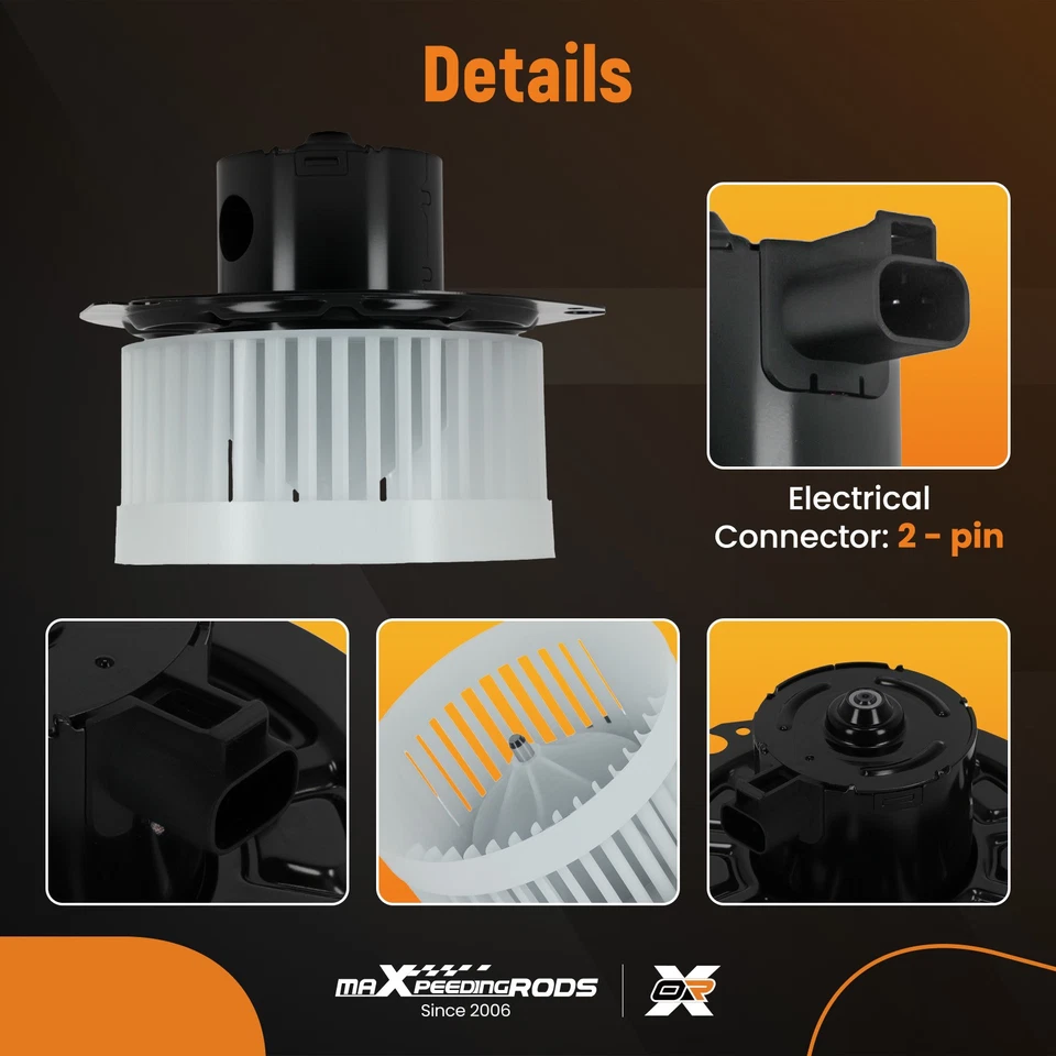 Ventilador de motor soplador de climatización 700067 para GMC Savana 96-14 Chevy Express 1500 2500 3500 Foto 3 de 4