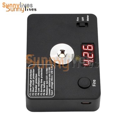 521 TAB Mini V3 Coil Burning Measure V3 Ohm Resistance Tester LED Display Screen