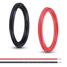 14 Gauge Wire - Red Black Tinned Copper Cable for Car Audio, Trailer, Marin...