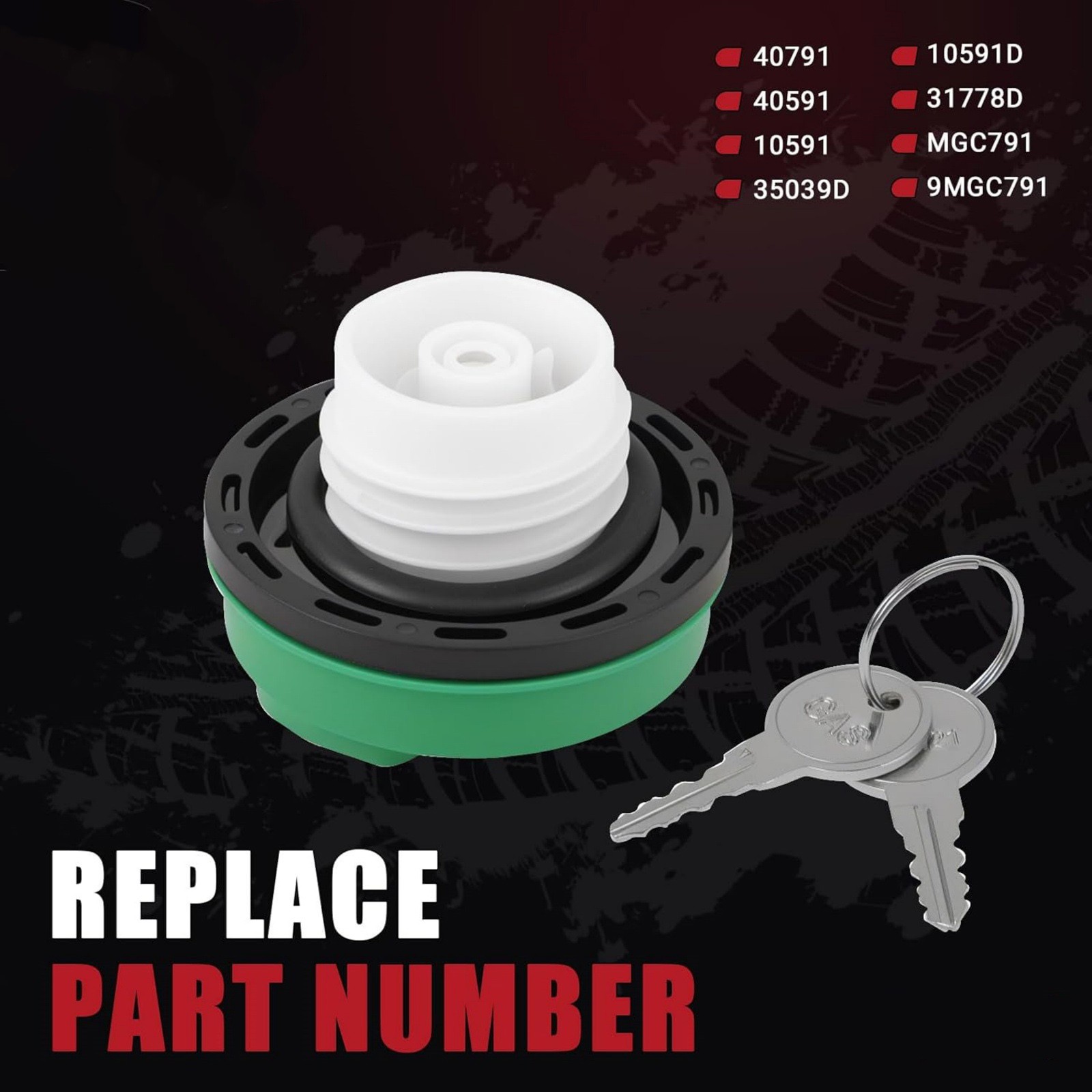 High Quality Locking Diesel Fuel Cap For Chevy Silverado 2500HD 3500HD Vehicles thumbnail 12