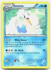 Emerging Powers Swanna 27/98 Moderately Played Pokemon R Tcg Card