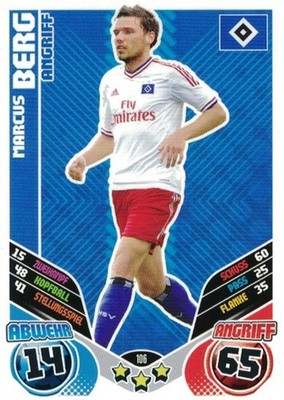 Match Attax Bundesliga 11-12 - Nr. 106 - Marcus Berg - Hamburger SV