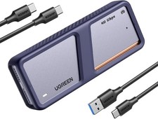 UGREEN 40Gbps M.2 NVMe SSD Gehäuse, USB4/TB4 mit Lüfter, bis zu 3700MB/s.