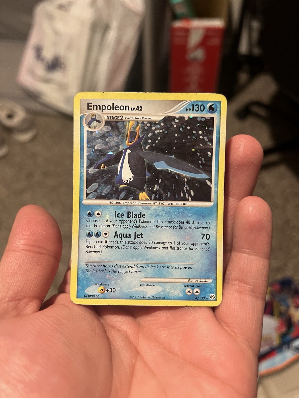 Empoleon Holo Rare Diamond and Pearl 4/130