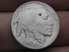 1918 D Buffalo Nickel 5 Cent Piece- Denver- Good/VG Reverse Details