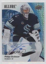 2023-24 Upper Deck Allure Blue Line Auto 2/35 Philipp Grubauer #98 Auto vx2