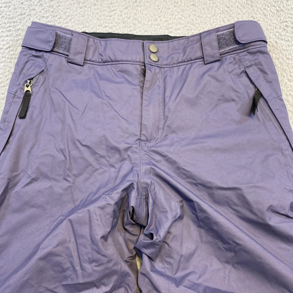Pantalones de nieve cooperativos REI jóvenes XL 18 púrpura pico 2L polar forrado esquí crecimiento puño Foto 2 de 4