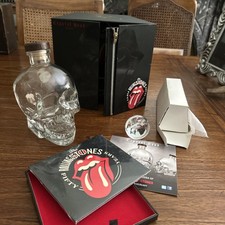 Rolling Stones Crystal Head Vodka 50TH Anniversary Box complete - bottle EMPTY