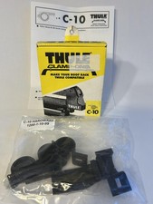 Vintage Thule C-10 Clamp-ons Roof Rack Ski Mounting Kit Hardware Black Usa