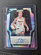 2025 Panini Prizm WNBA 🏀 Lucy Olsen Silver RC Auto Washington Mystics Rookie 🔥