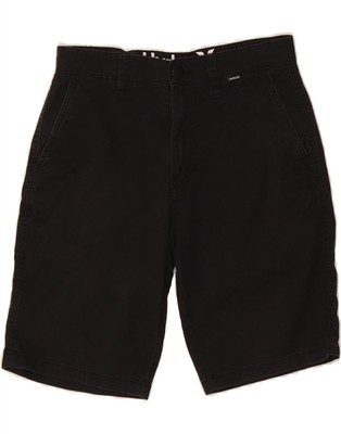HURLEY Herren Chino Shorts W28 Small schwarz Baumwolle DT01