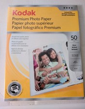 Kodak Instant Dry Premium Photo Paper Gloss 8.5" x 11" 50 Sheets Sealed New