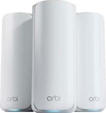 NETGEAR - Orbi 770 Series BE11000 Tri-band Mesh Wi-Fi 7 System 3-pack - White