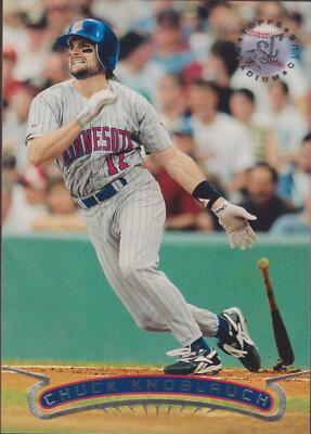 Chuck Knoblauch 1996 Topps Stadium Club # 414 Minnesota Twins
