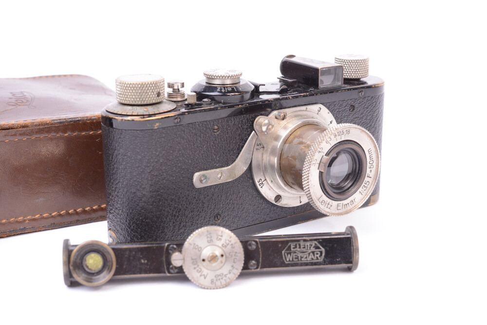Leica I (A) Noir 1930 - Objectif Elmar 50mm F/3.5, Appareil Photo Argentique Collection