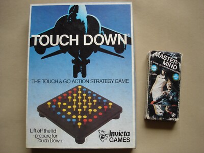 Vintage Invicta Games Collection - Touch Down and Mini Mastermind (1970 s)