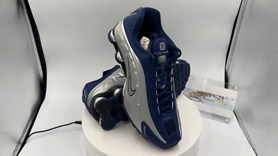 Nike Shox R4 Blue Void Metallic Silver Black AR3565-400 Nike Shox R4 Blue Void Metallic Silver Black AR3565-400
