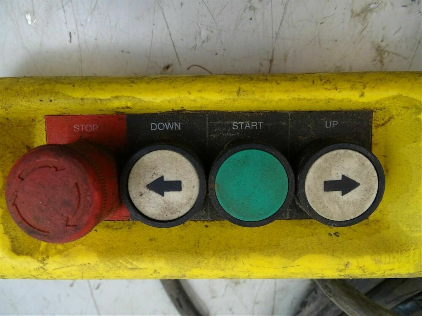 Telemecanique Switch Control Pendant Machine , Push Button Stop, Reset ...